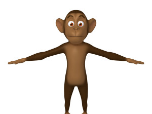 monkey 3D Model