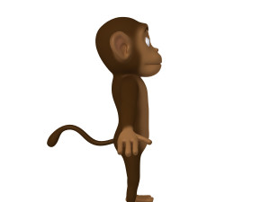monkey 3D Model