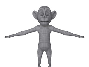 monkey 3D Model