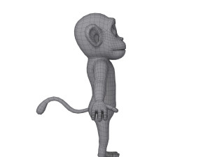 monkey 3D Model