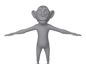 monkey 3D Model