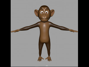 monkey 3D Model