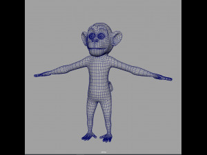 monkey 3D Model