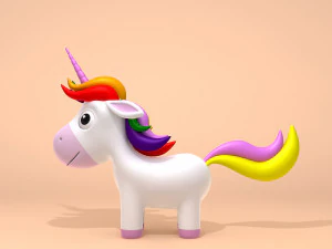 unicorno Modello 3D