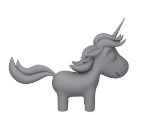 unicorn Model 3D