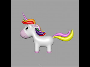 unicorn Model 3D