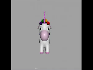unicorn 3D Model