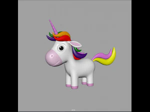 unicorn 3D Model