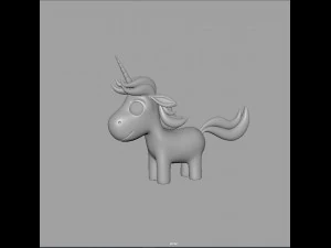 unicorn 3D Model