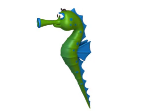 タツノオトシゴ 3Dモデル