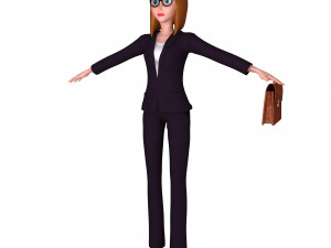 business woman 3Dモデル