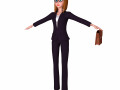 Business Woman 3D Model