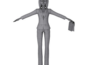 business woman 3D Model