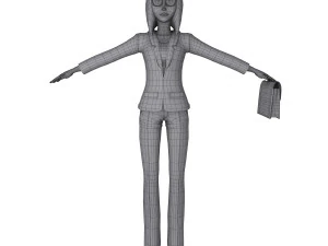 business woman 3D Model