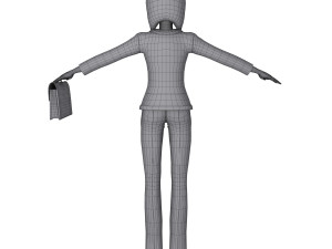business woman 3D Model