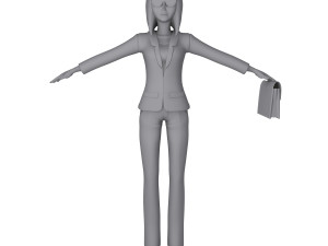 business woman 3D Model