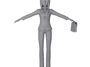 business woman 3D Model