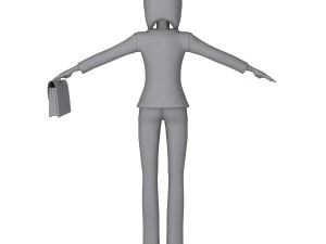 business woman 3D Model