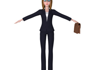 business woman 3D Model
