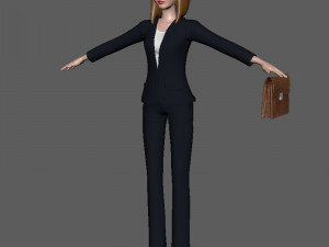 business woman 3D Model