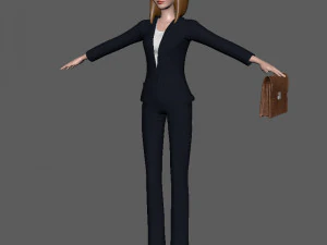 business woman 3D Model