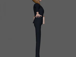 business woman 3D Model