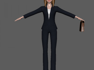 business woman 3D Model
