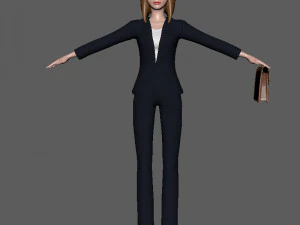 business woman 3D Model
