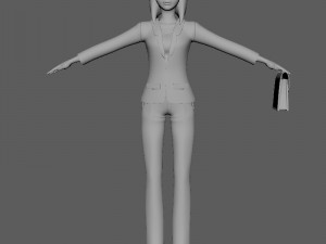 business woman 3D Model