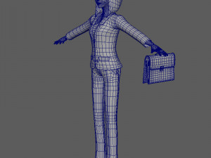 business woman 3D Model