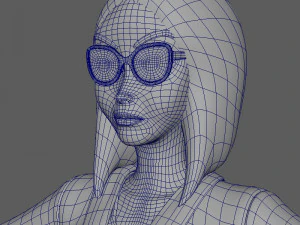 business woman 3D Model