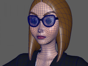 business woman 3D Model