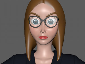 business woman 3D Model