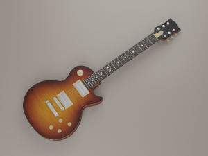 electric guitar 3D Model