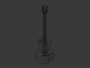 Electric guitar 3D Model