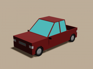 Lowpoly cars pack 3d 3D 모델