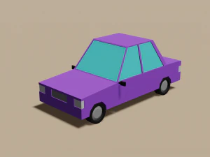 Lowpoly cars pack 3d 3D Model