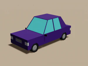 Lowpoly cars pack 3d 3D Model