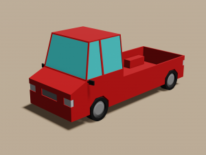 Lowpoly cars pack 3d 3D 모델