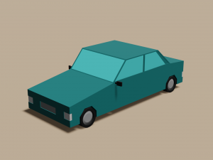 Lowpoly cars pack 3d 3D 모델
