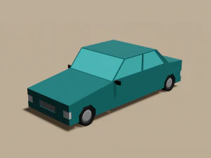 Lowpoly cars pack 3d 3D Model