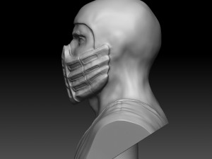 Bust of a Scorpion 1995 3D printable STL 3D Model