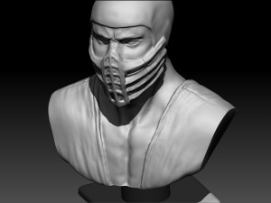 Bust of a Scorpion 1995 3D printable STL 3D Model