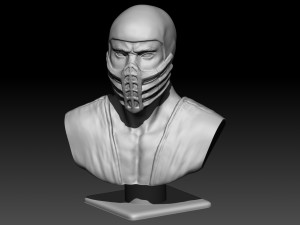 Bust of a Scorpion 1995 3D printable STL 3D Model