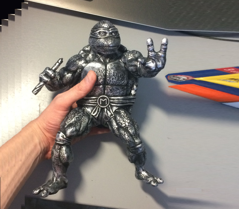 Mikelangelo ninja turtle 3D Model .c4d .max .obj .3ds .fbx .stl .blend 