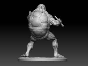 Mikelangelo ninja turtle 3D Model