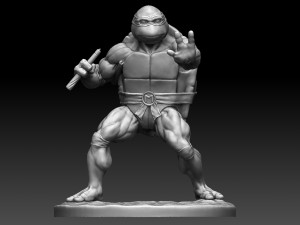 Mikelangelo ninja turtle 3D Model