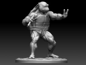 Mikelangelo ninja turtle 3D Model