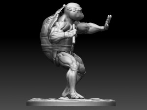 Mikelangelo ninja turtle 3D Model