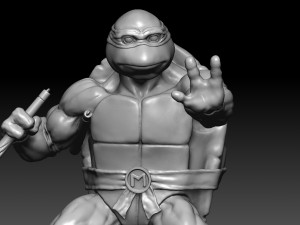 Mikelangelo ninja turtle 3D Model
